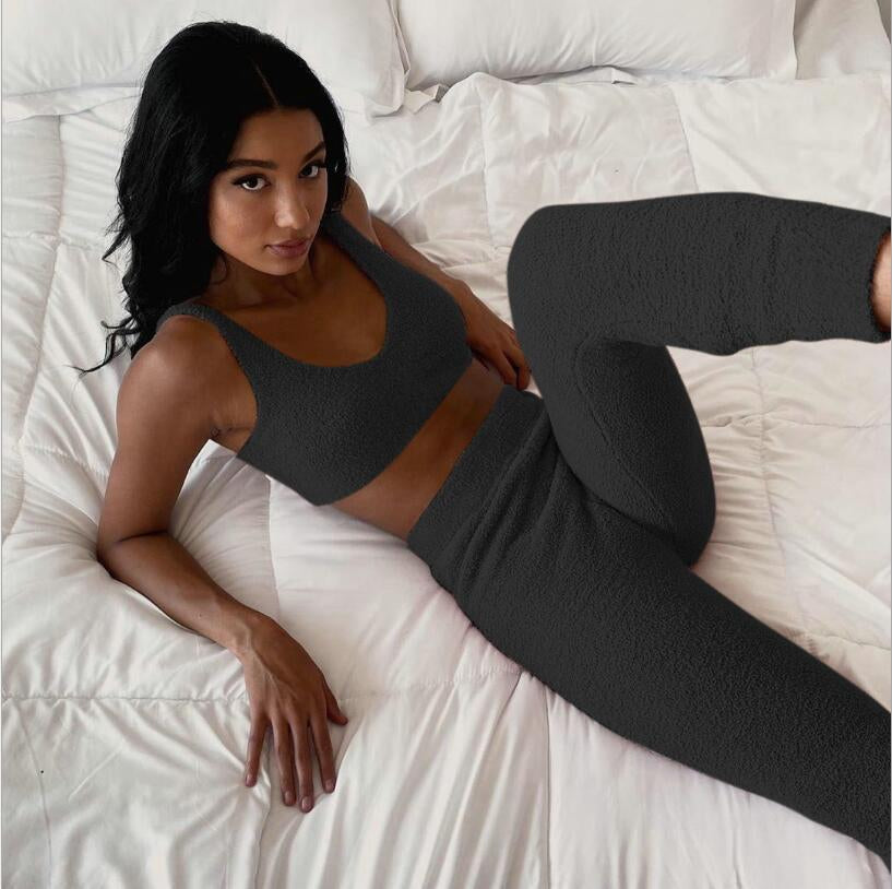 The Malibu 3-Piece Ribbed Loungewear Set